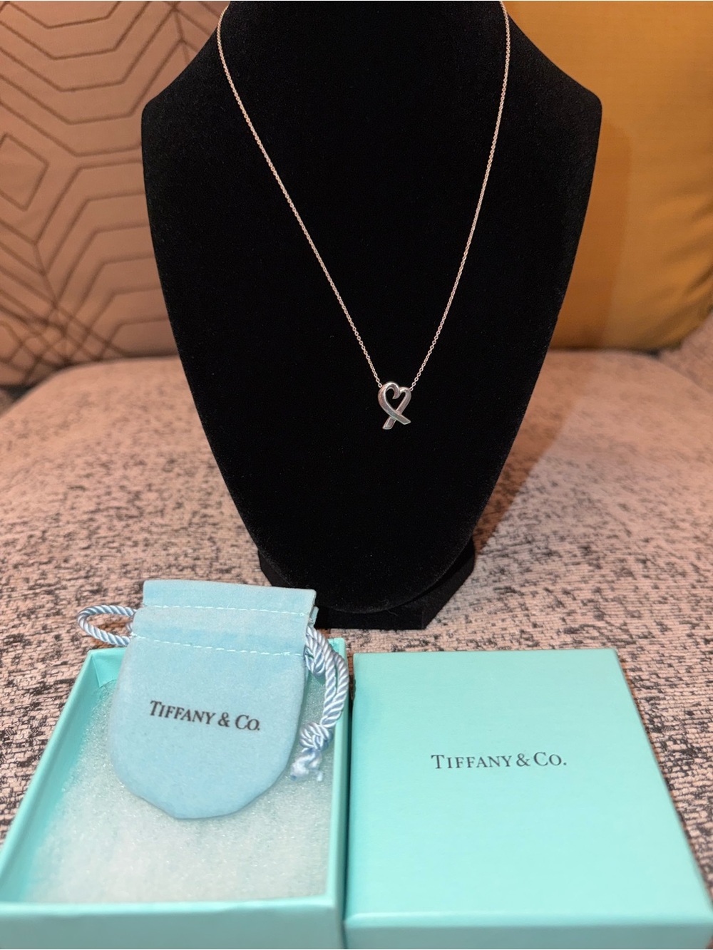 Tiffany & Co. Paloma Picasso Loving Heart pendant necklace